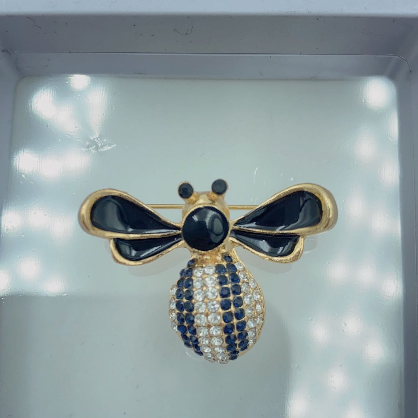 Cartoon Style Bee Imitation Pearl Alloy Rhinestone Enamel Unisex Brooches