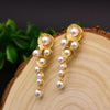 Retro Geometric Pearl Copper Plating Drop Earrings 1 Pair