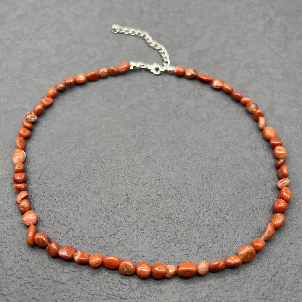 Ethnic Style Geometric Natural Stone Beaded Necklace