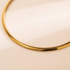 Ins Style Round Stainless Steel Polishing Plating 18k Gold Plated Choker