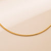 Ins Style Round Stainless Steel Polishing Plating 18k Gold Plated Choker