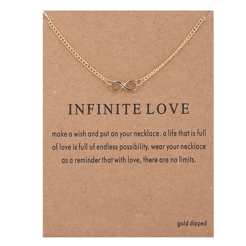 1 Piece Simple Style Infinity Alloy Plating Gold Plated Women's Pendant Necklace
