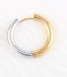 1 Piece Fashion Color Block Plating Stainless Steel Earrings