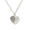 Mama Human Letter Heart Shape Copper Inlay Rhinestones Zircon Gold Plated Silver Plated Necklace