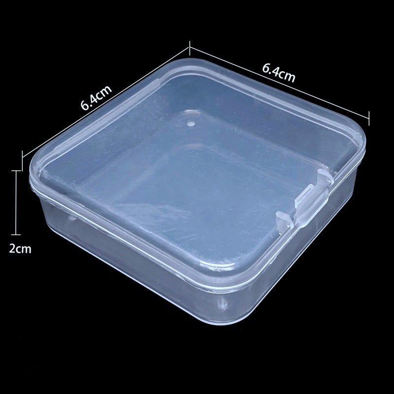 Simple Style Transparent Plastic Jewelry Boxes