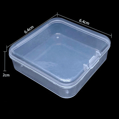 Simple Style Transparent Plastic Jewelry Boxes