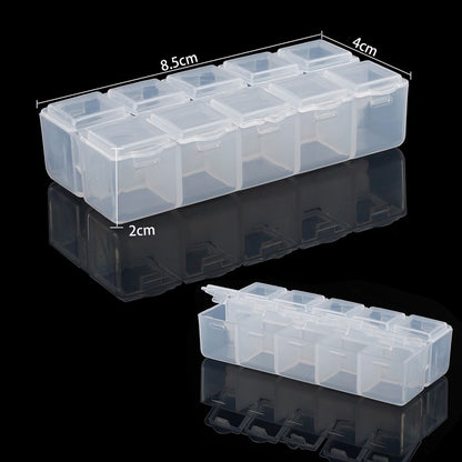 Simple Style Transparent Plastic Jewelry Boxes