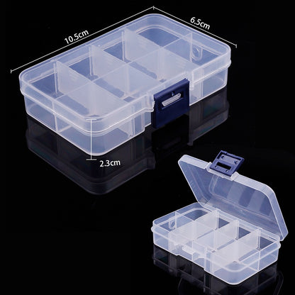 Simple Style Transparent Plastic Jewelry Boxes