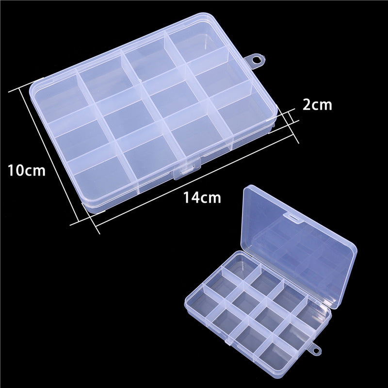 Simple Style Transparent Plastic Jewelry Boxes