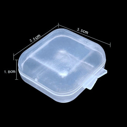 Simple Style Transparent Plastic Jewelry Boxes