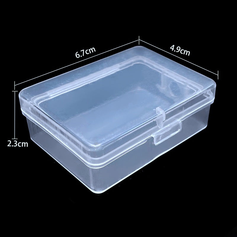 Simple Style Transparent Plastic Jewelry Boxes