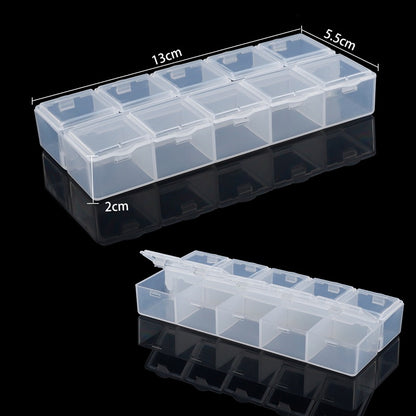 Simple Style Transparent Plastic Jewelry Boxes