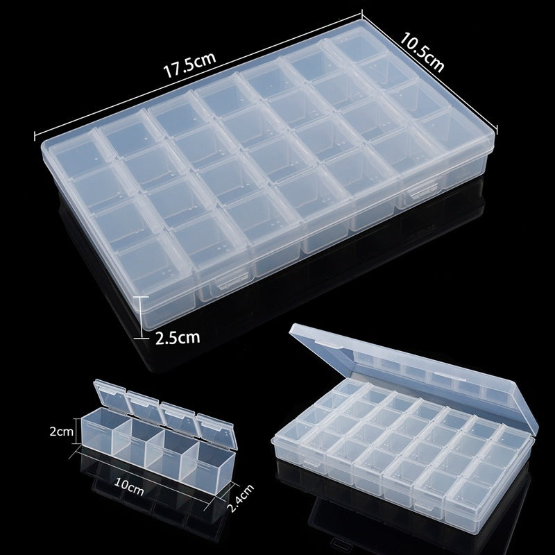 Simple Style Transparent Plastic Jewelry Boxes