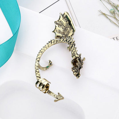 Fashion Creative Luminous Dragon Shape Ear Clip One Piece