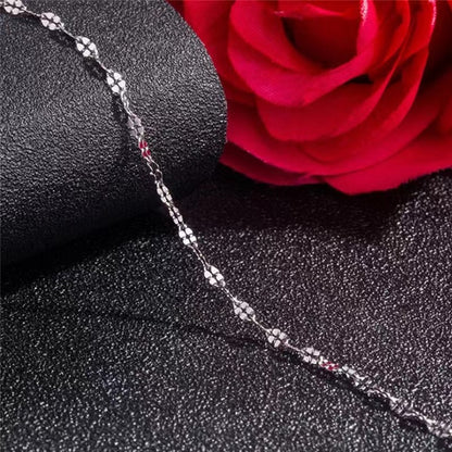 Simple Style Solid Color Titanium Steel Plating Necklace