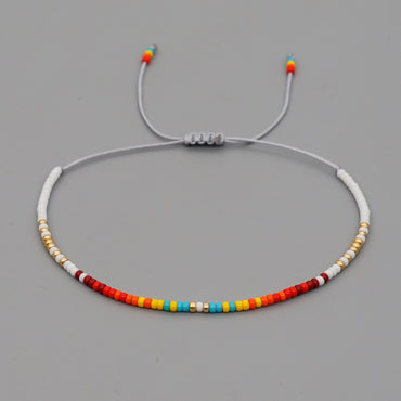 Simple Style Geometric Glass Beaded Unisex Bracelets