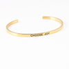 Wholesale Retro Letter Stainless Steel Bangle