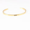 Wholesale Retro Letter Stainless Steel Bangle