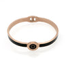 Wholesale Casual Letter Titanium Steel Bangle