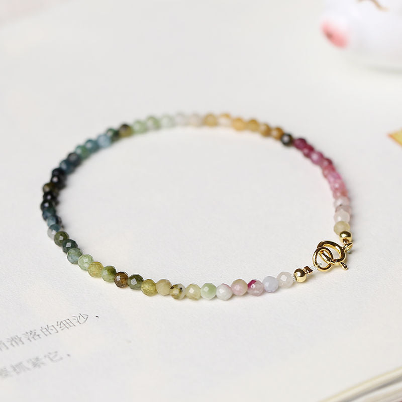 Retro Colorful Agate Women's Bracelets