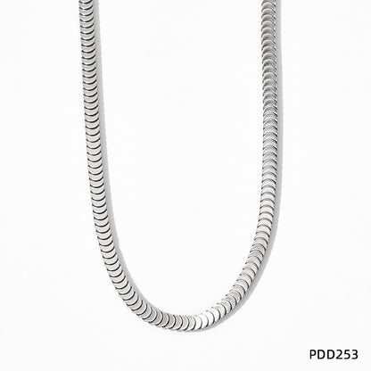 Basic Rhombus Stainless Steel Necklace In Bulk