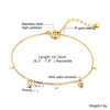 Ig Style Korean Style Round Heart Shape Flower Stainless Steel Plating Inlay Zircon 18k Gold Plated Bracelets