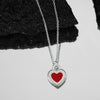 Classic Style Heart Shape Sterling Silver Plating Gold Plated Unisex Bracelets Earrings Necklace