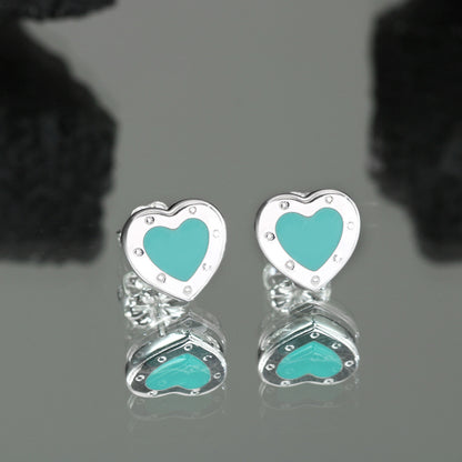 Classic Style Heart Shape Sterling Silver Plating Gold Plated Unisex Bracelets Earrings Necklace