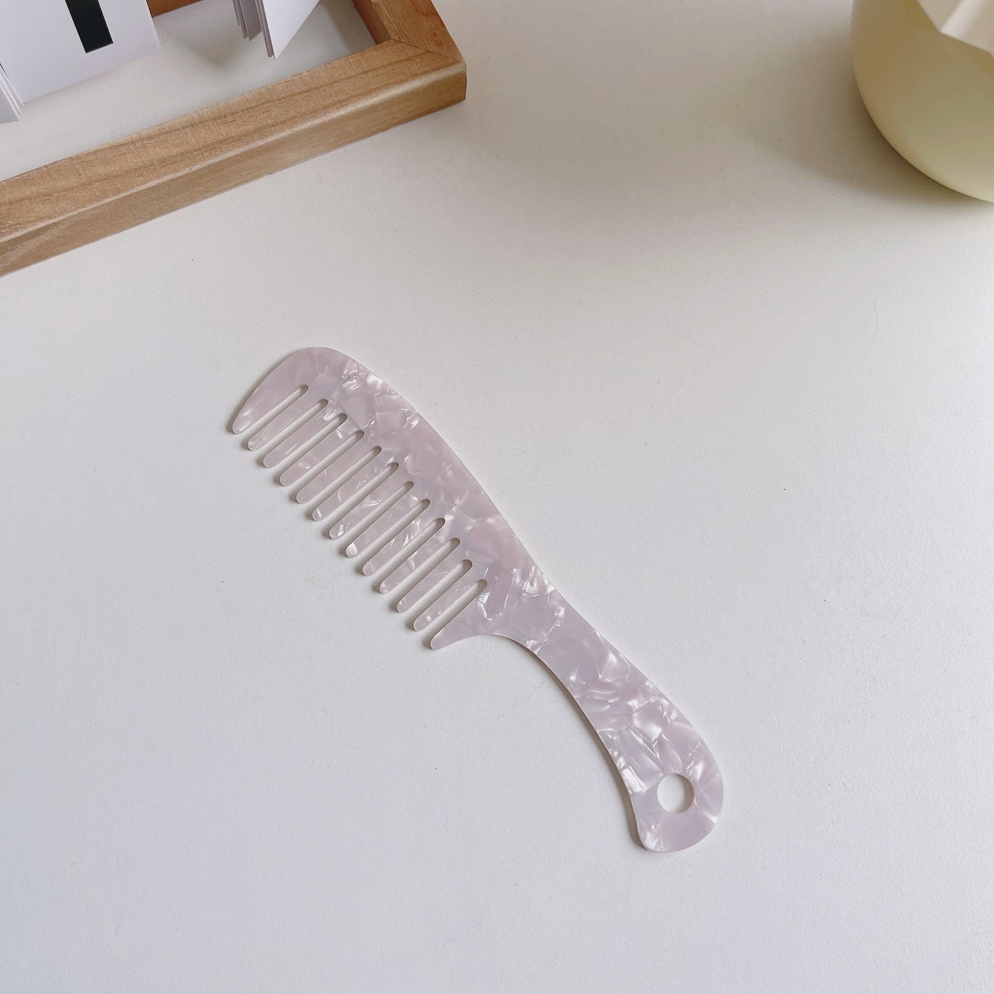 Simple Style Marble Acetic Acid Sheets Hair Combs