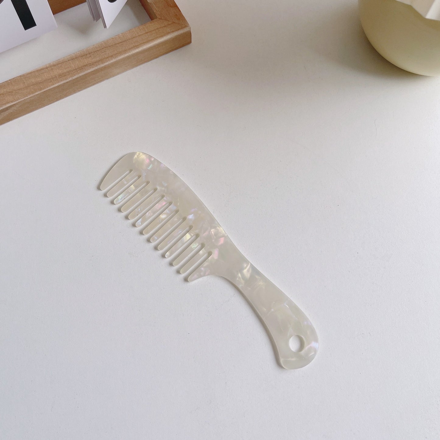 Simple Style Marble Acetic Acid Sheets Hair Combs