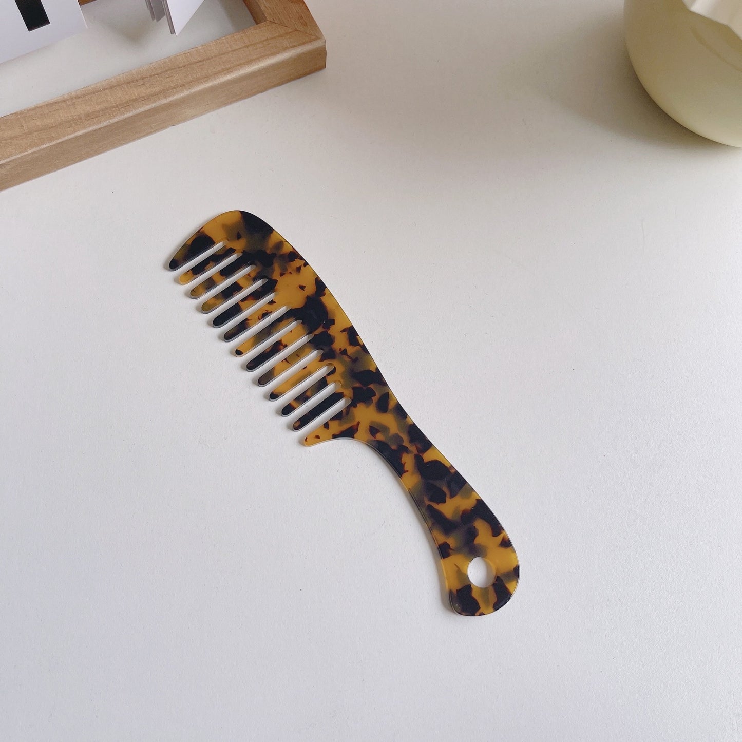 Simple Style Marble Acetic Acid Sheets Hair Combs
