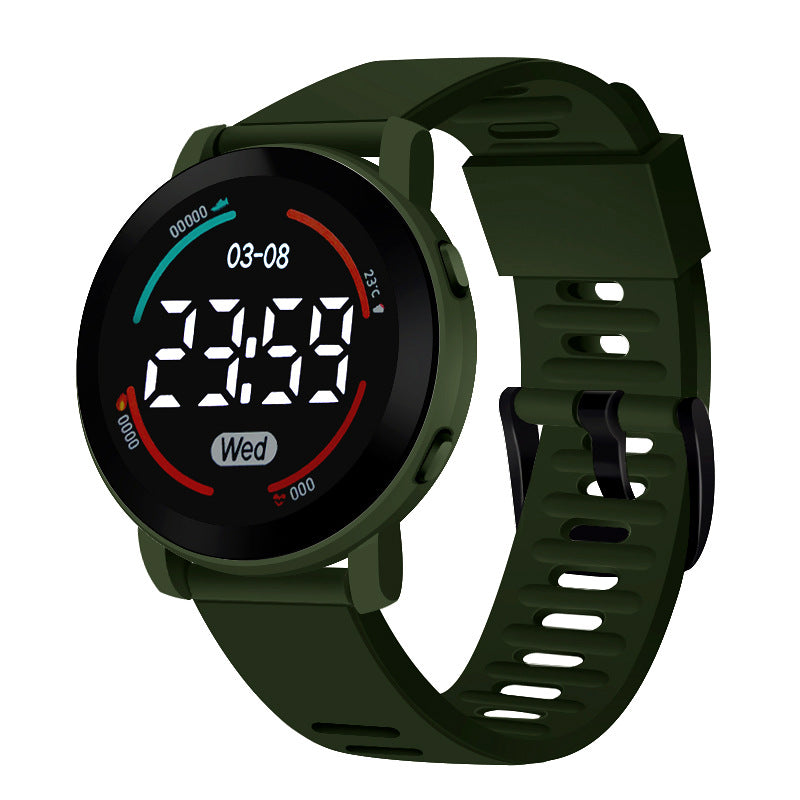 Business Commute Solid Color Hook Electronic Men'S Watches