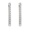 1 Pair Hip-hop Geometric Stainless Steel Plating Drop Earrings