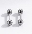 1 Pair Ear Cartilage Rings & Studs Simple Style Geometric 316 Stainless Steel  Plating