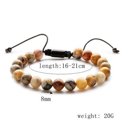 Retro Geometric Natural Stone Wholesale Bracelets