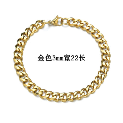 Fashion Stainless Steel No Inlaid Bracelets