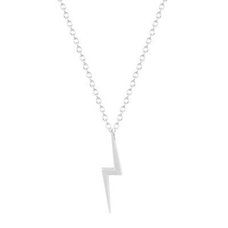 Simple Z English Alphabet Alloy Necklace Nhcu149799