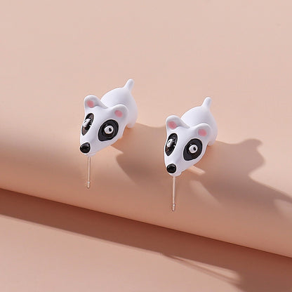 Cute Animal Alloy Women's Ear Studs