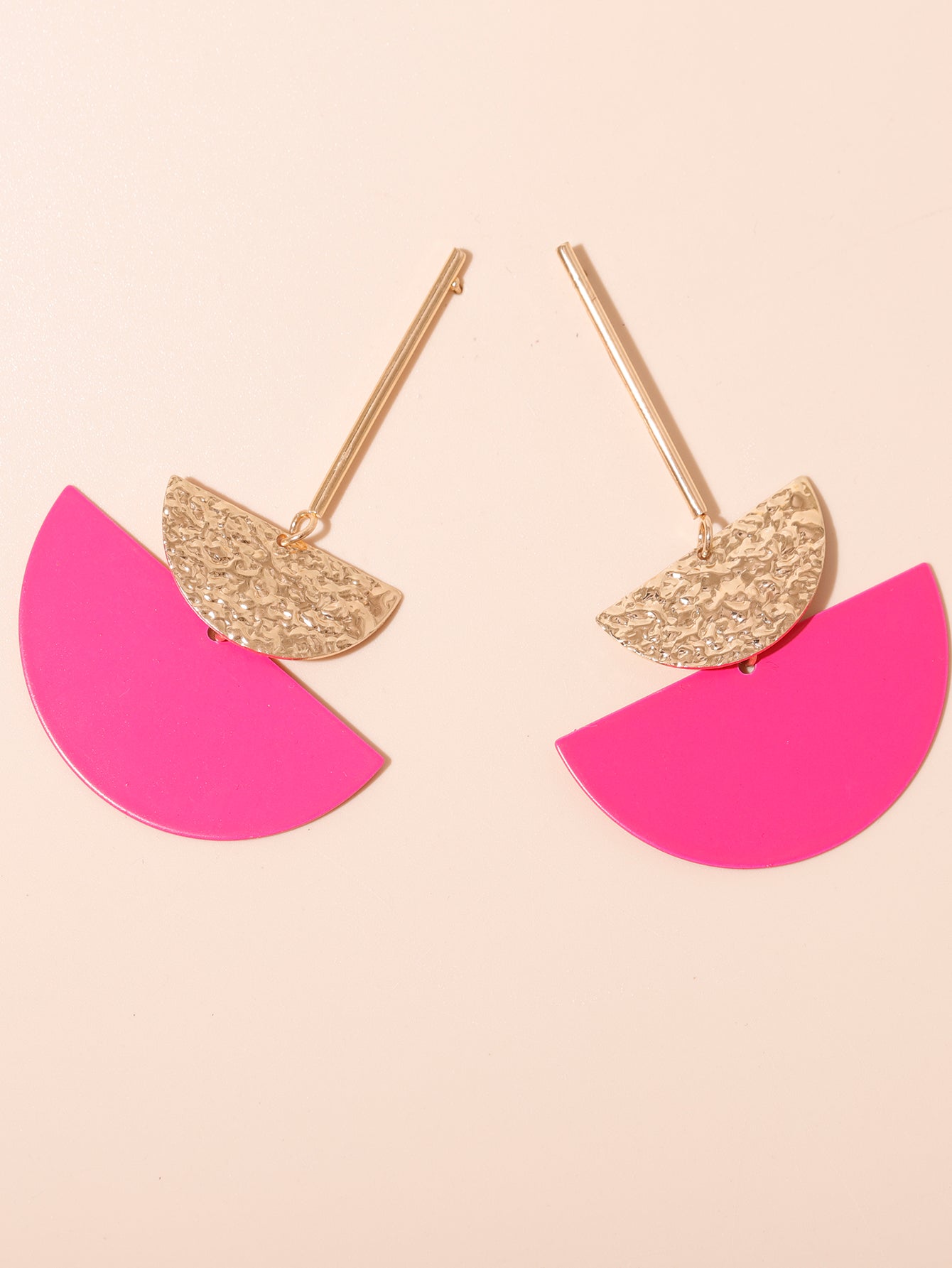 Retro Semicircle Alloy Women's Drop Earrings