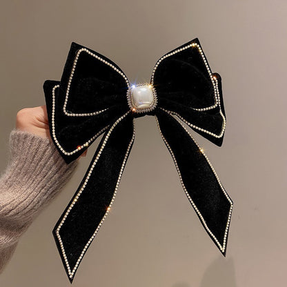 Simple Style Bow Knot Cloth Hair Clip