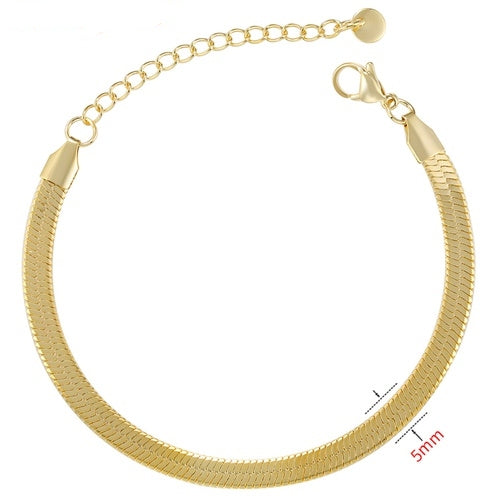 Elegant Geometric Stainless Steel Plating 18k Gold Plated Bracelets