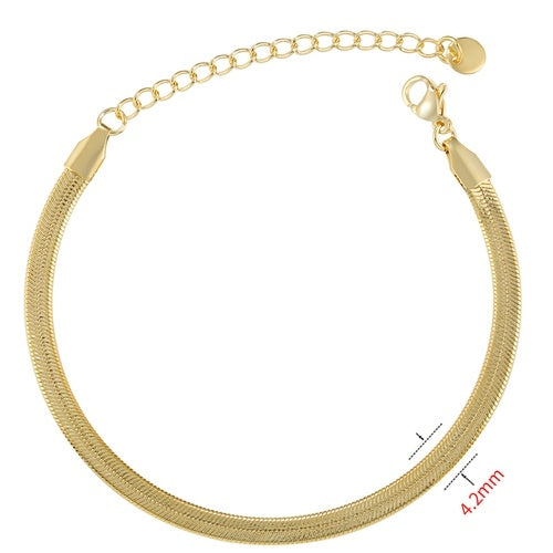 Elegant Geometric Stainless Steel Plating 18k Gold Plated Bracelets