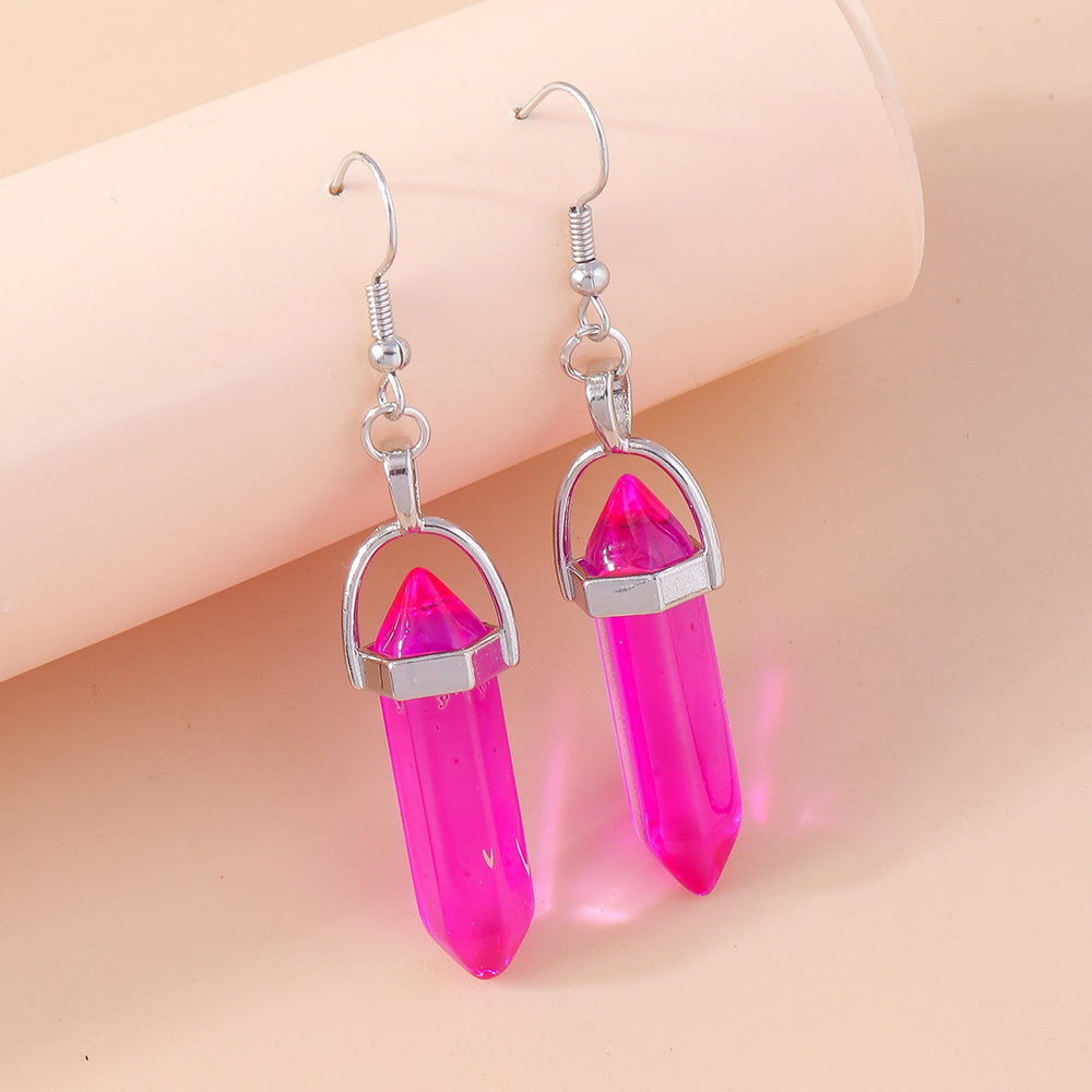 Simple Style Bullet Alloy Women's Drop Earrings