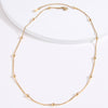 Simple Style Solid Color Stainless Steel Necklace In Bulk