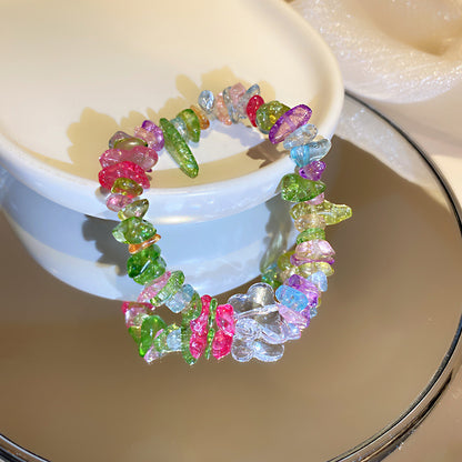 Simple Style Flower Alloy Wholesale Bracelets