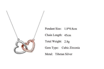 Mama Heart Shape Alloy Copper Zircon Pendant Necklace In Bulk