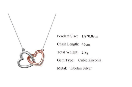 Mama Heart Shape Alloy Copper Zircon Pendant Necklace In Bulk