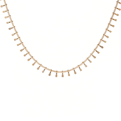 Simple Style Water Droplets Copper Choker In Bulk