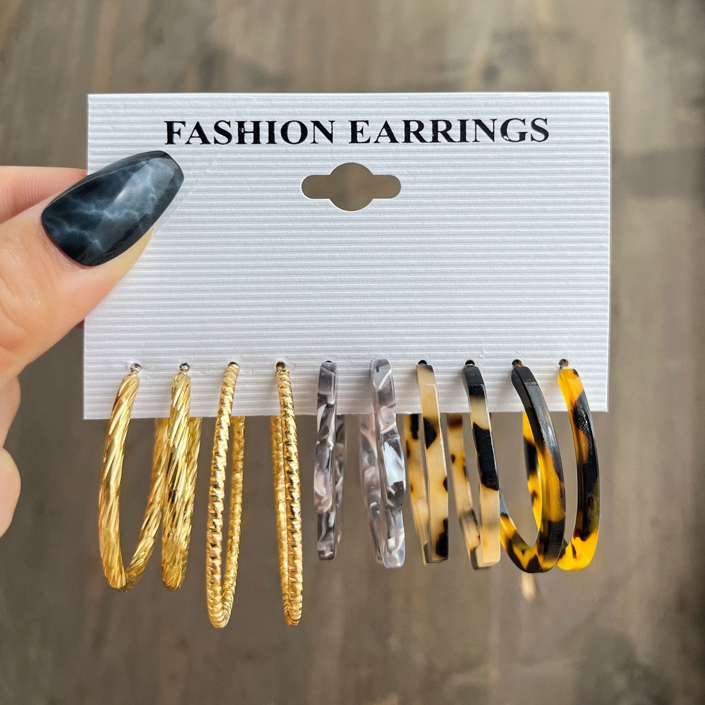 1 Set Elegant Lady Geometric Plating Alloy Earrings