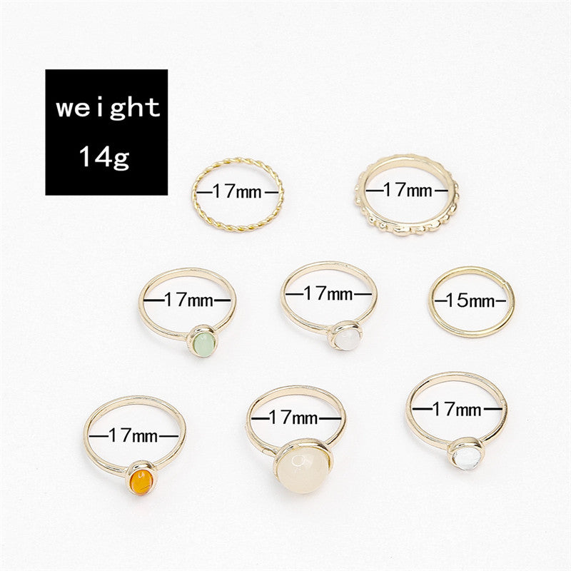 Retro Punk Tortoise Round Snake Alloy Plating Hollow Out Inlay Artificial Gemstones Opal Gold Plated Silver Plated Women's Open Ring Rings